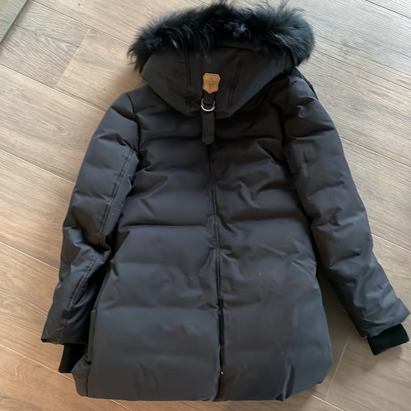 Mackage Down Coat Fur Lined Hood - Size XS - Picture 8 of 9